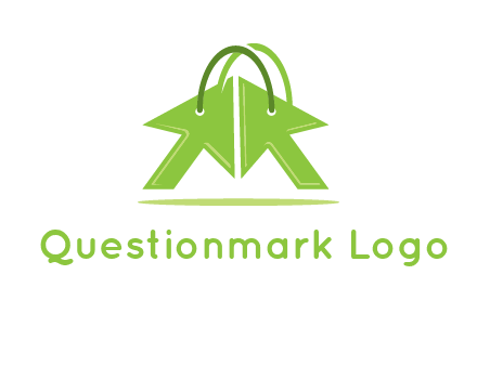 two arrows with bag handle symbol