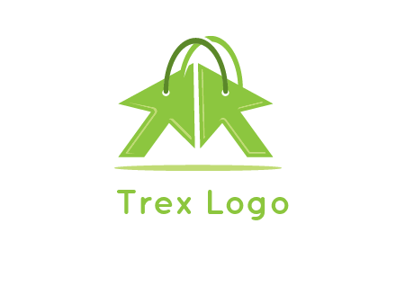 two arrows with bag handle symbol