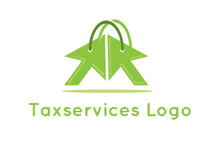two arrows with bag handle symbol