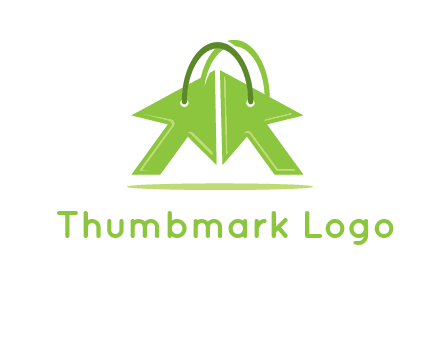 two arrows with bag handle symbol