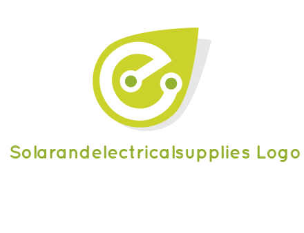 letter E in geotag or guitar pick