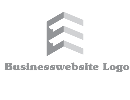 letter E in building