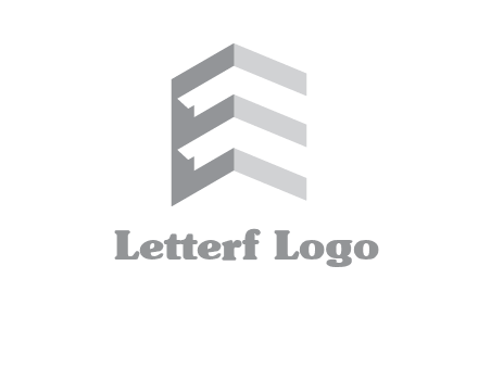 letter E in building