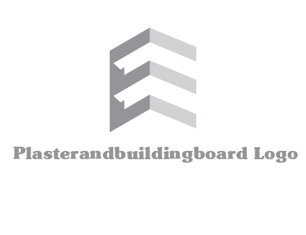 letter E in building
