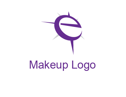 letter E in a compass logo