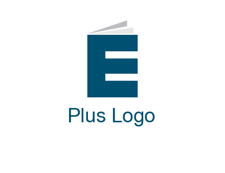 letter E in book
