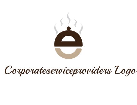 letter E with cloche