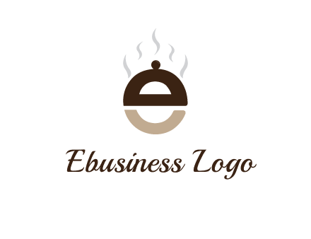 letter E with cloche