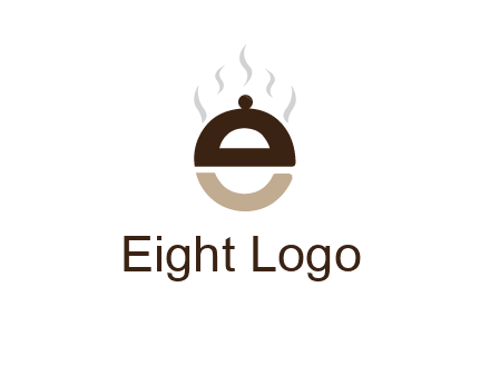 letter E with cloche