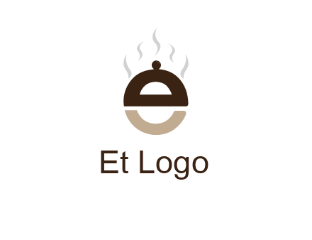 letter E with cloche