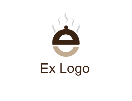 letter E with cloche