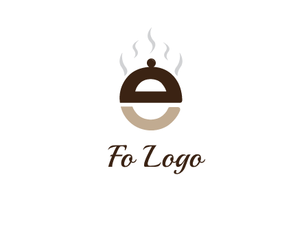 letter E with cloche