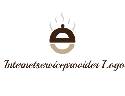 letter E with cloche