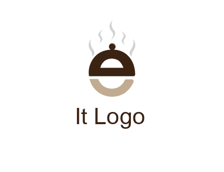 letter E with cloche