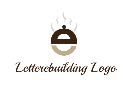 letter E with cloche