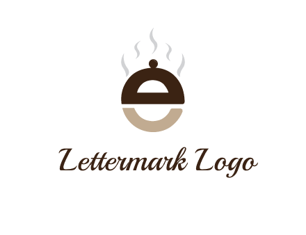letter E with cloche