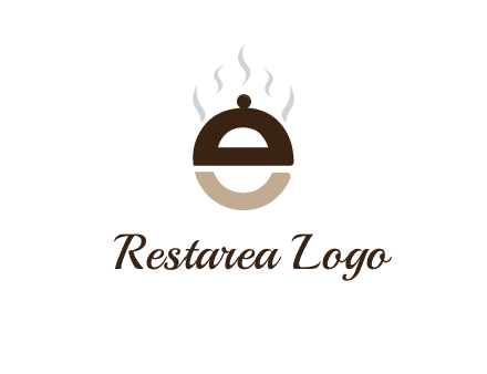 letter E with cloche