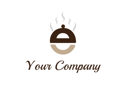 letter E with cloche