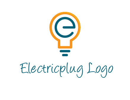 letter E in bulb