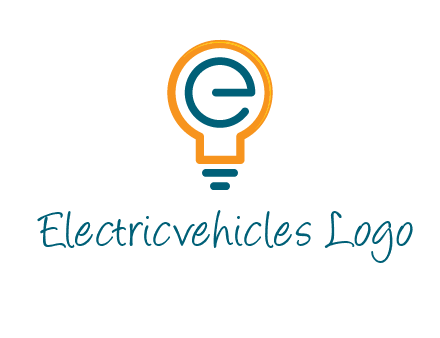 letter E in bulb