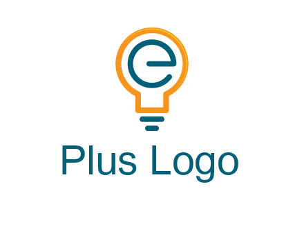letter E in bulb