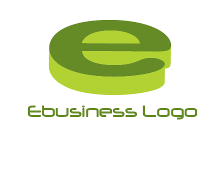 letter E in 3D