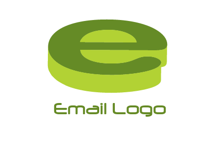 letter E in 3D