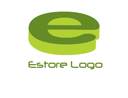 letter E in 3D