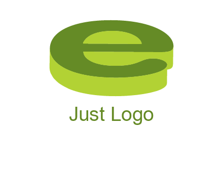 letter E in 3D