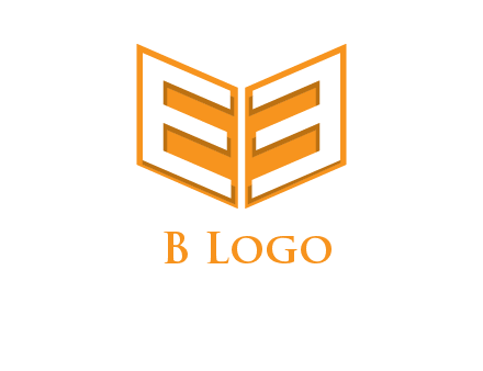 letter E in open book