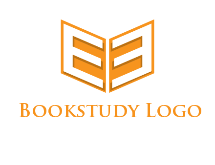 letter E in open book