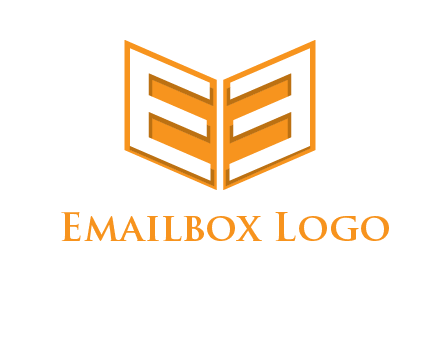 letter E in open book