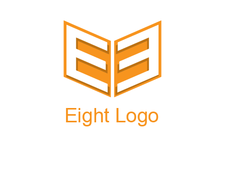 letter E in open book