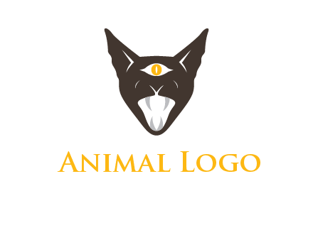 evil eye cat logo