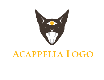 evil eye cat logo