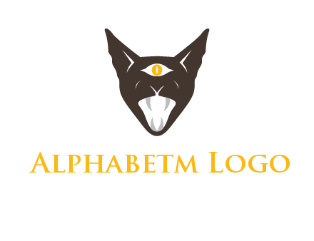 evil eye cat logo