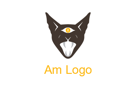 evil eye cat logo