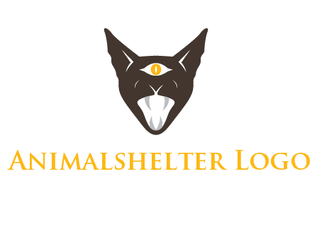 evil eye cat logo