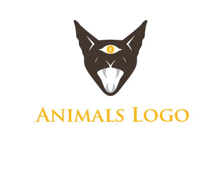 evil eye cat logo