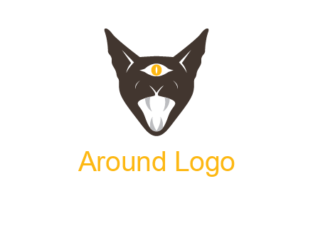 evil eye cat logo