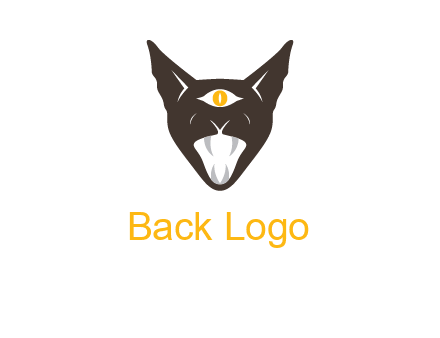 evil eye cat logo