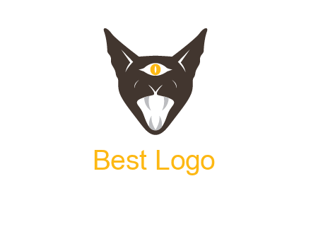 evil eye cat logo