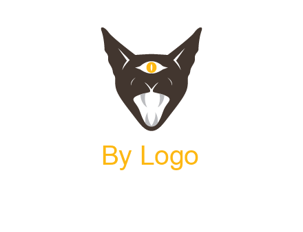 evil eye cat logo