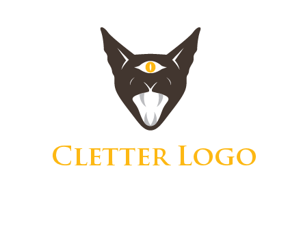 evil eye cat logo