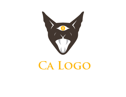 evil eye cat logo
