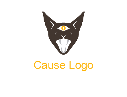 evil eye cat logo