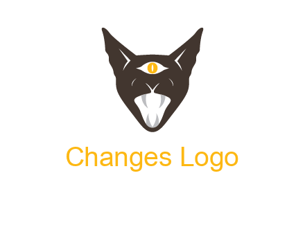 evil eye cat logo