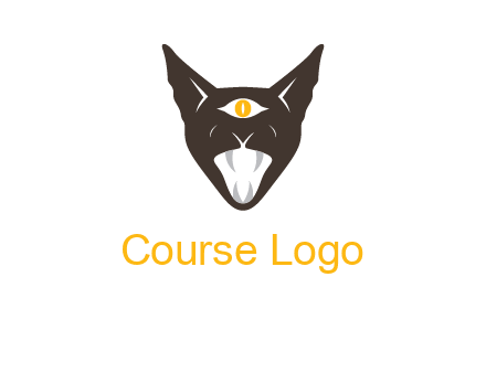 evil eye cat logo