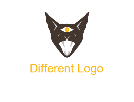 evil eye cat logo