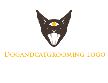 evil eye cat logo